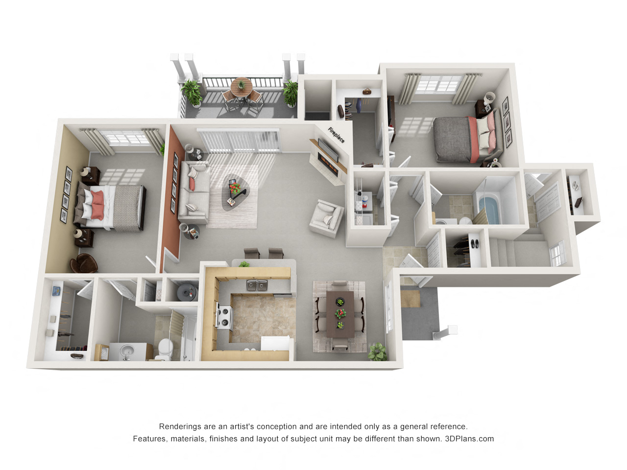 Floor Plans of Windsor Oaks in Fort Wayne, IN